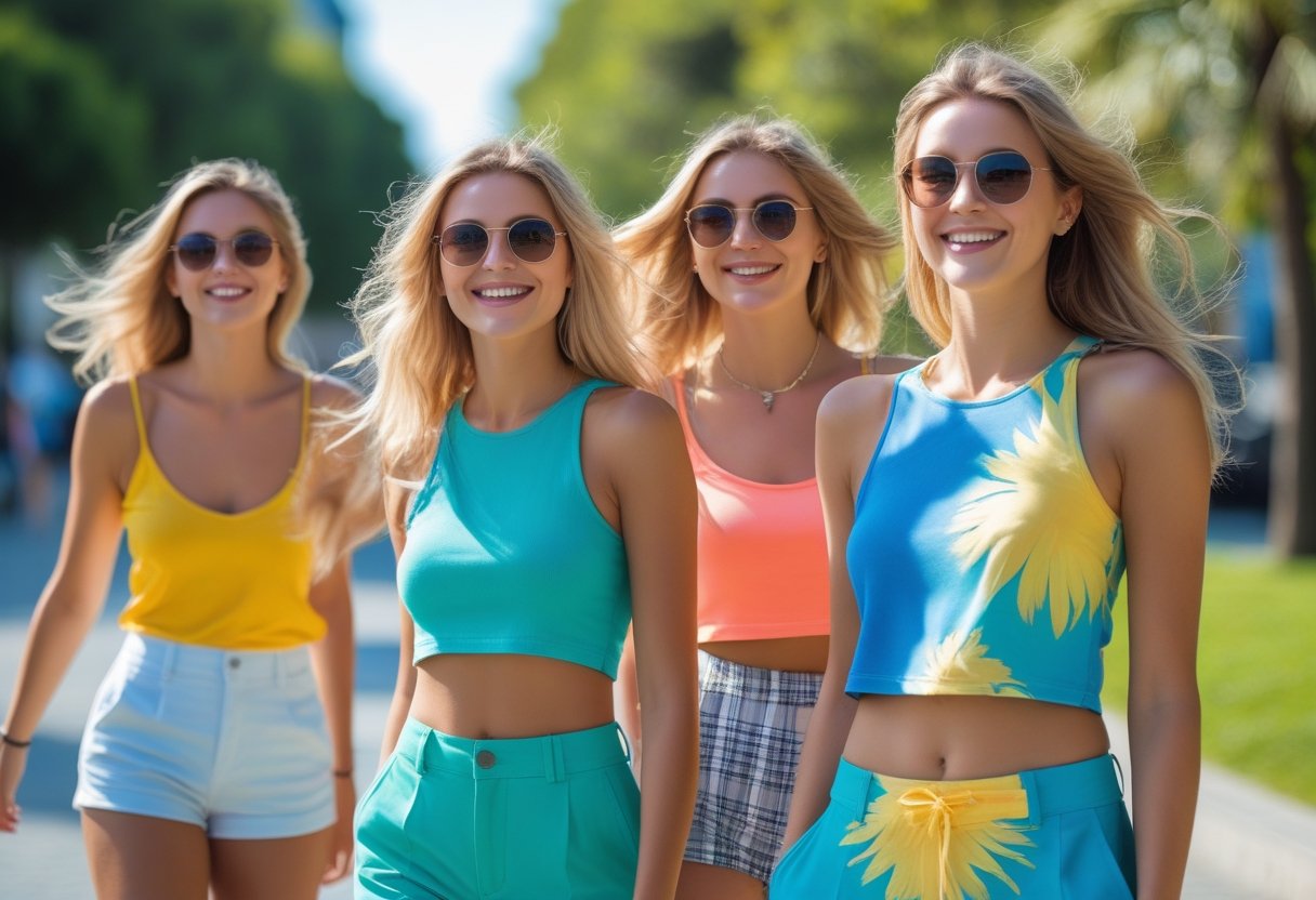 Sommerens must-have tanktops og moderne hotpants til sommeren